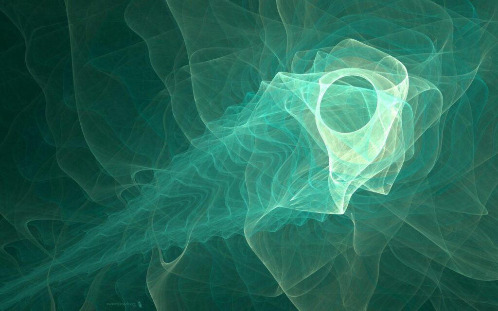 Ethereal Fractal Wallpaper: Mesmerizing Smoke-Like Design