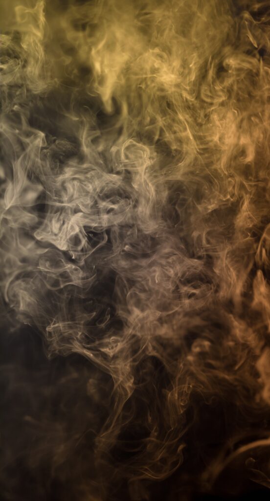 Ethereal Smoke Wallpaper: Mesmerizing Gray and Warm Gradient Background
