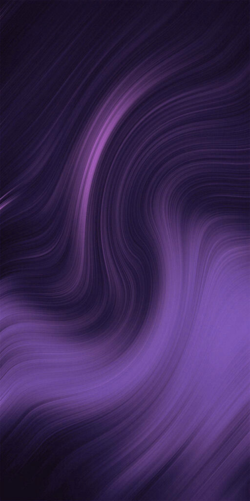 Pulsating Waves of Purple: A Captivating Black and Purple Aesthetic Background Wallpaper