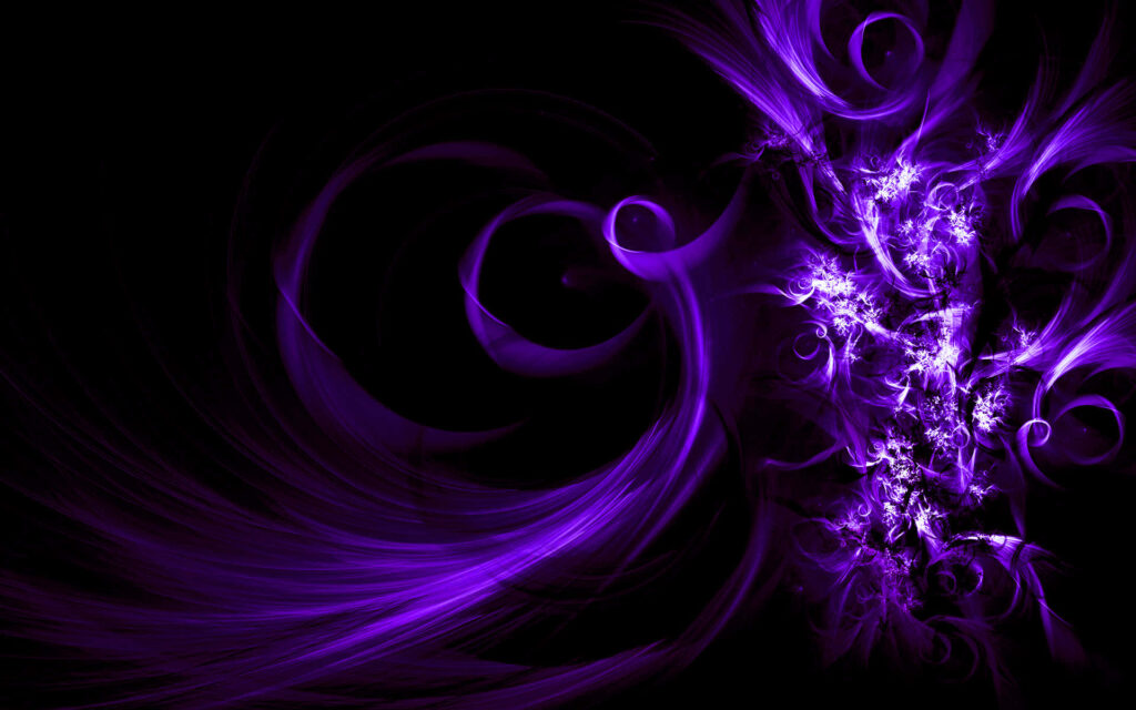 Tranquil Dreams: Journey into the Mystical Realm of Purple Abstraction Wallpaper