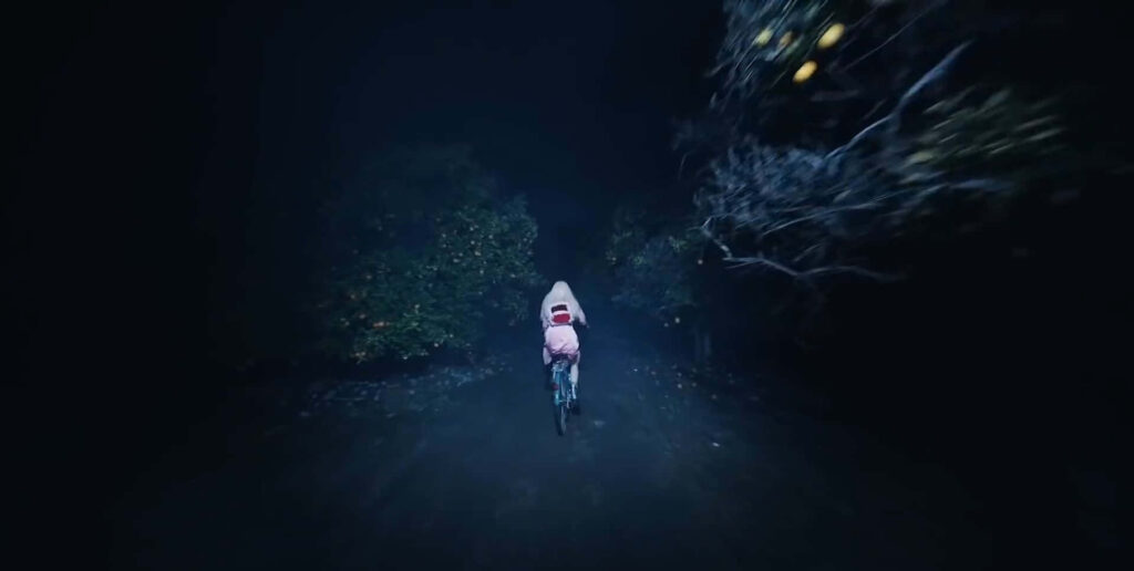 Euphoria Season 2 Inspired Wallpaper: Nighttime Bike Path Scene