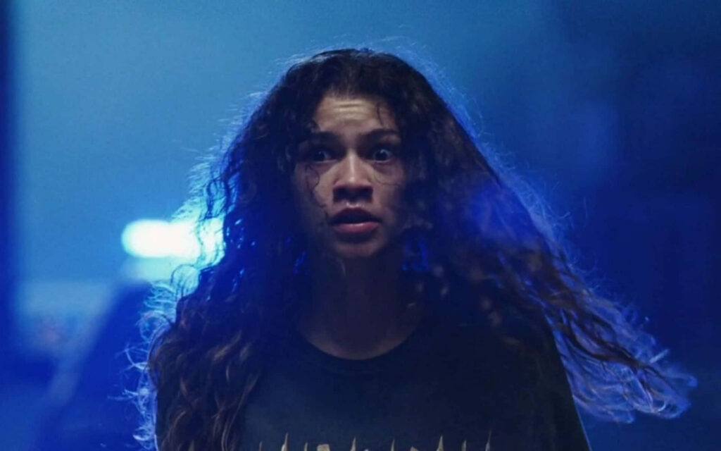 Emotional Rue Wallpaper from Euphoria Season 2 - Moody Background
