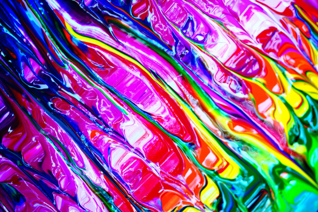 Vibrant and Mesmerizing: Immersed in a Psychedelic Kaleidoscope of Color Wallpaper