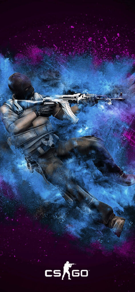 Immerse Yourself in the Thrilling Universe of Counter-Strike Global Offensive on High-Performance Machinery Illustrated Effortlessly Wallpaper