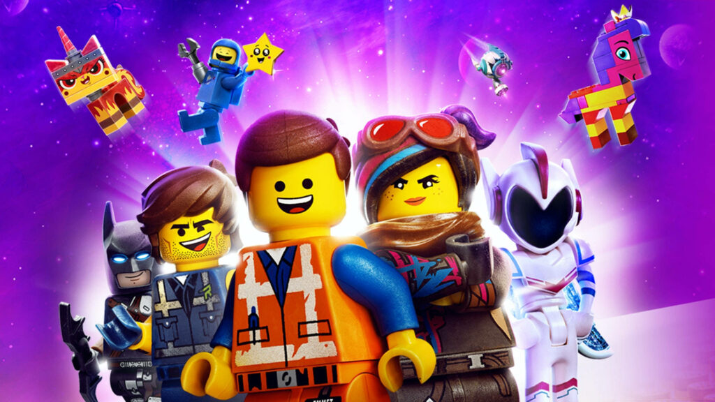 Dynamic LEGO Movie 2 Wallpaper: Space Adventure with Astronauts
