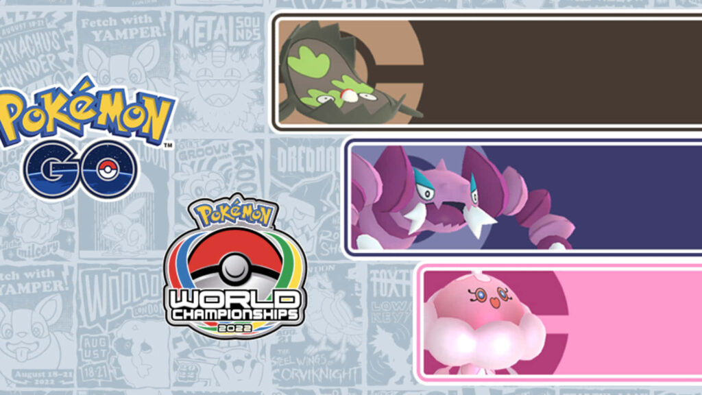 Vibrant Pokémon Go Wallpaper: Drapion & World Championships Design