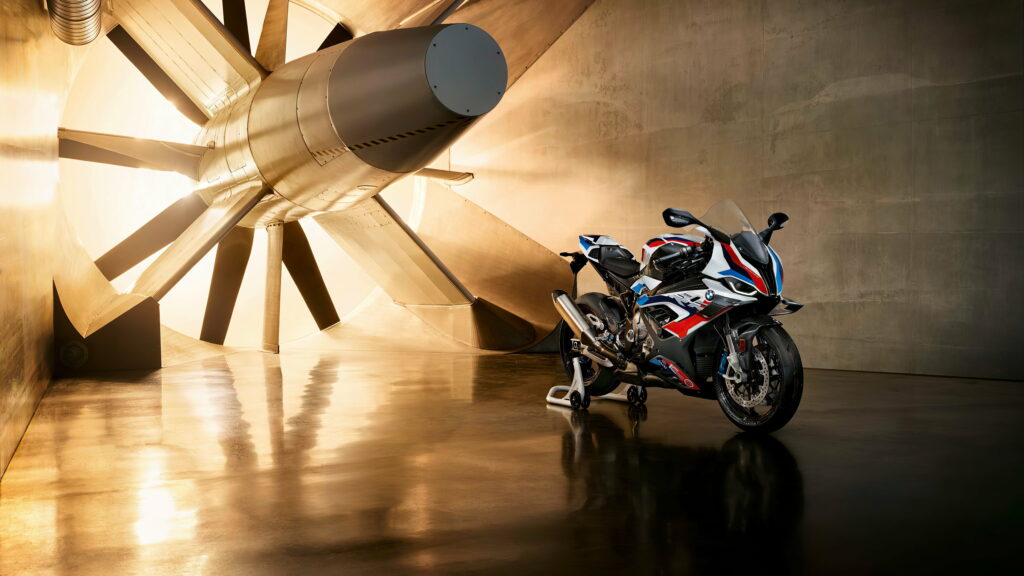 Powerhouse on Two Wheels: Captivating BMW M1000RR Bike Unleashed in Stunning 5K Wallpaper