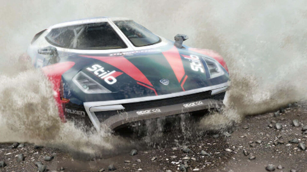 Dirt 3 Rally Car Racing Through Rough Track, Kicking up Dust - Adrenaline-Pumping Off-Road Experience Wallpaper
