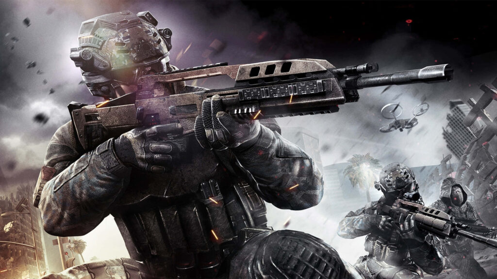 Intense Call of Duty: Black Ops II Soldier Wallpaper
