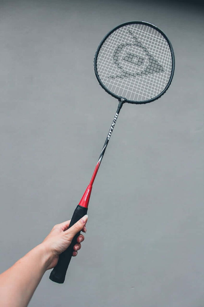 Badminton Racket Close up Gray Mobile Background Wallpaper