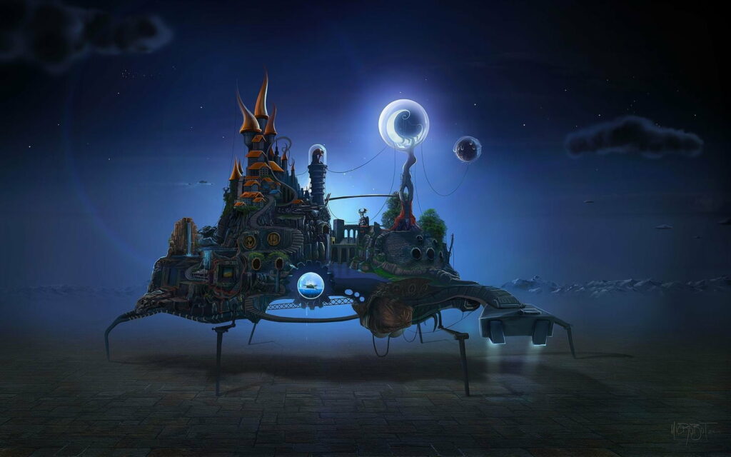 Explorations beyond Earth: A Visual Odyssey in Creativity Wallpaper