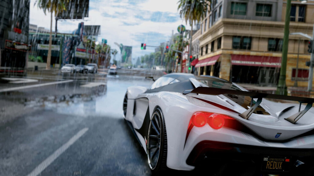 Unleash Your Criminal Instincts: Unparalleled Open World of Grand Theft Auto 5's Los Santos Wallpaper