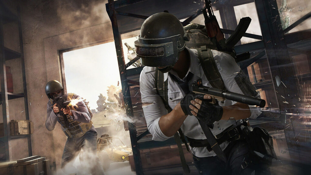 Pubg Warriors Clash in Epic 3D Combat - Captivating Live HD Wallpaper