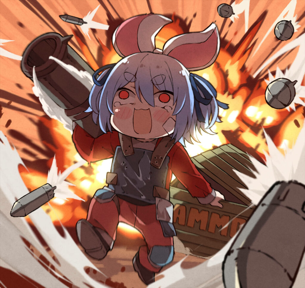Pekora's Hilarious Rust Gameplay: Exploding into Laughter with Misadventures! Wallpaper