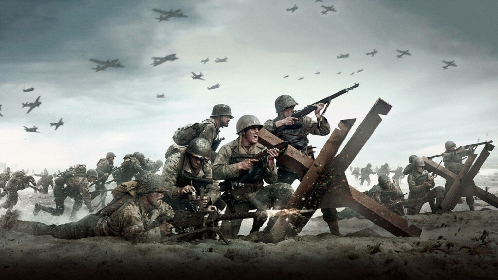 World War 2 Battlefields: Captivating HD Artwork Wallpaper