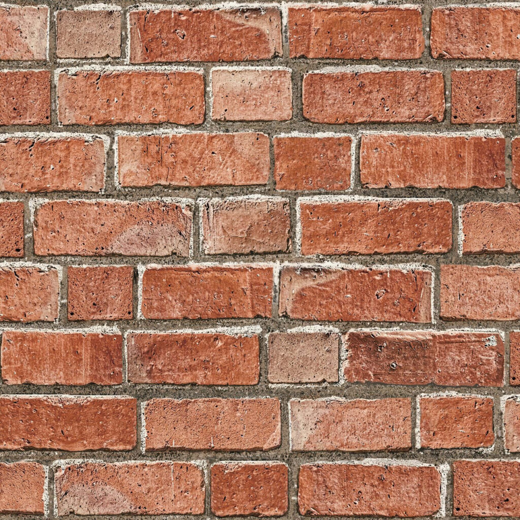 Rustic Tan Brick Wall Close-Up: Textured Wallpaper Background