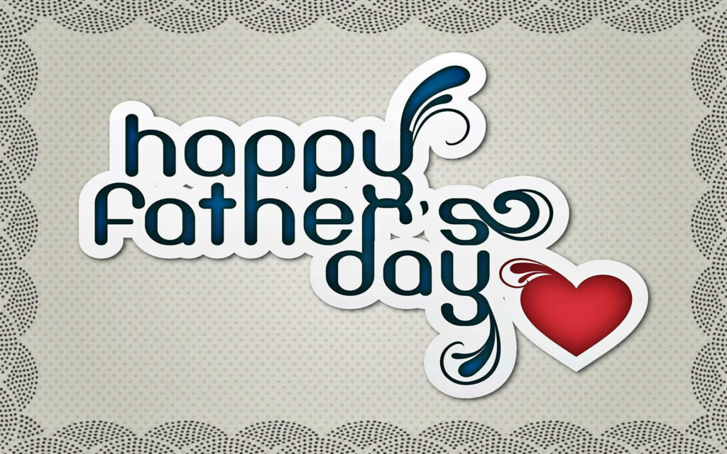 Express your love on Father's Day with this exquisite floral greeting card Wallpaper