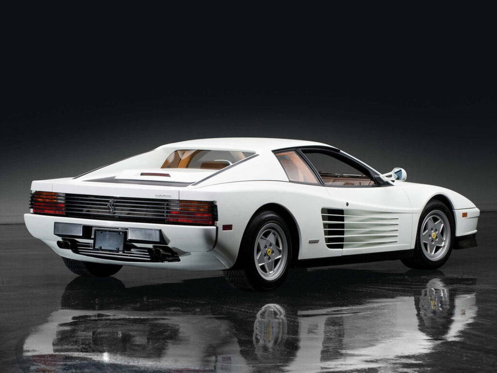 Unleashing the Beast: Exquisite Ferrari Testarossa Roars through Captivating Scenic Splendor Wallpaper