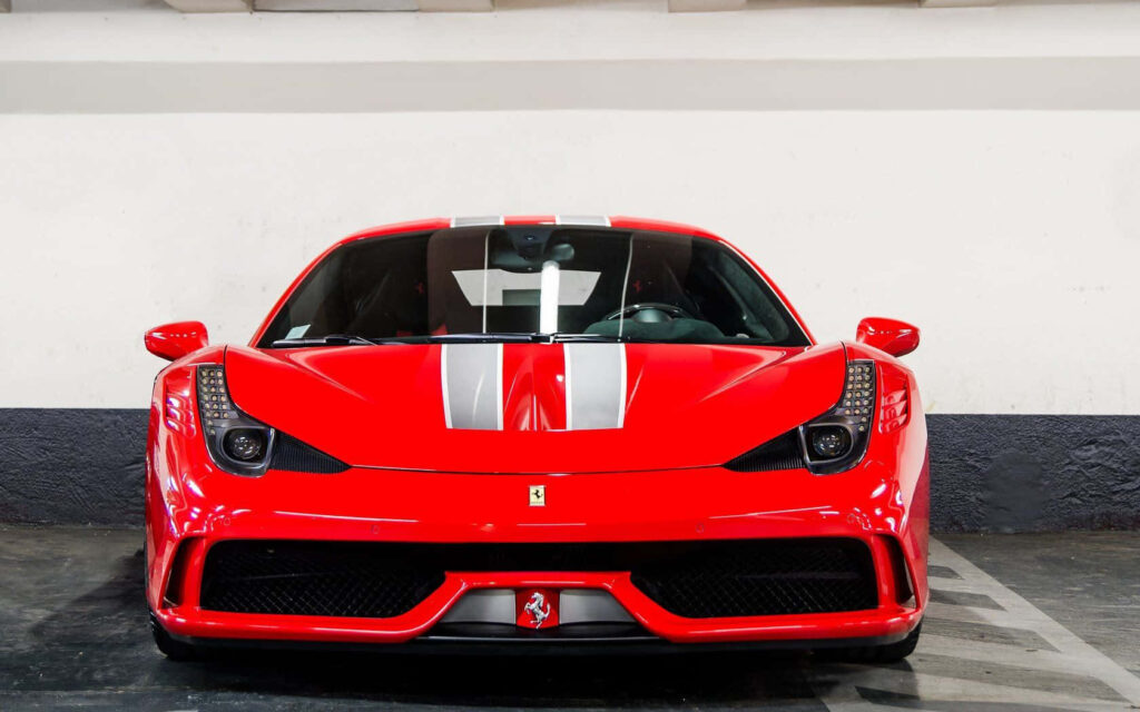 Exhilarating Ferrari 458 Speciale: Unleashing Power and Elegance on the Track Wallpaper