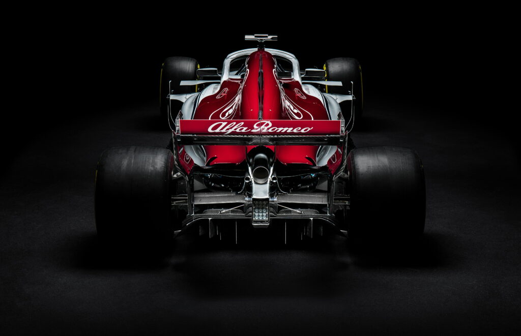 Revving Up the Excitement: F1 2018's Sauber C37 and Alfa Romeo Take Center Stage in Stunning 4K Wallpaper