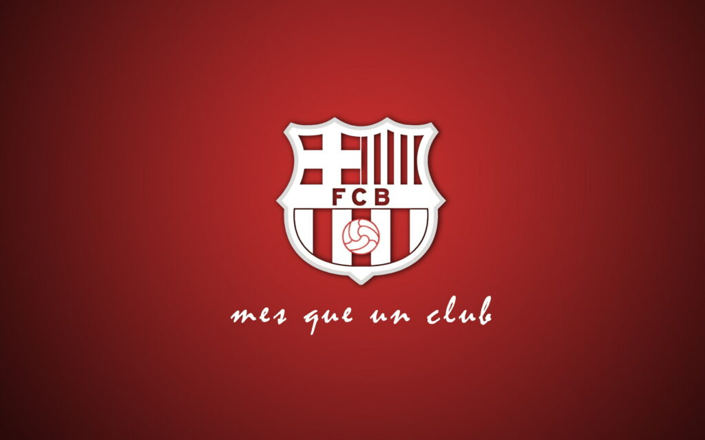 FC Barcelona's Iconic FCB Logo: A Stunning Football Club Wallpaper for Soccer Fans