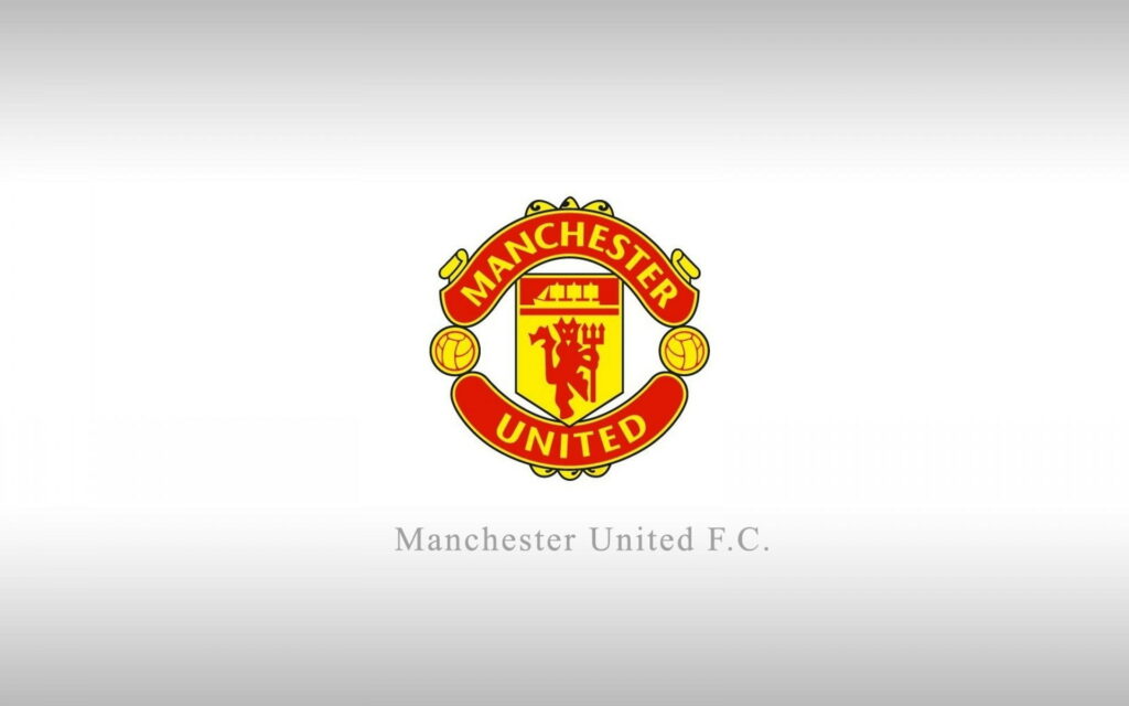 HD Wallpaper: Manchester United Logo Shines on Background