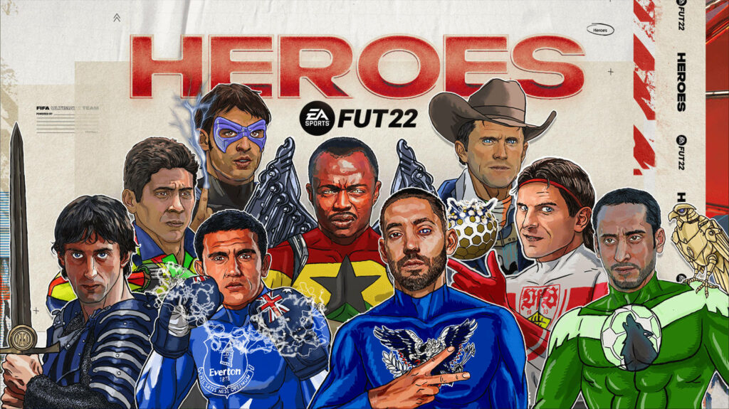 FIFA FUT 22: Epic Superhero Legends Wallpaper - Football Heroes