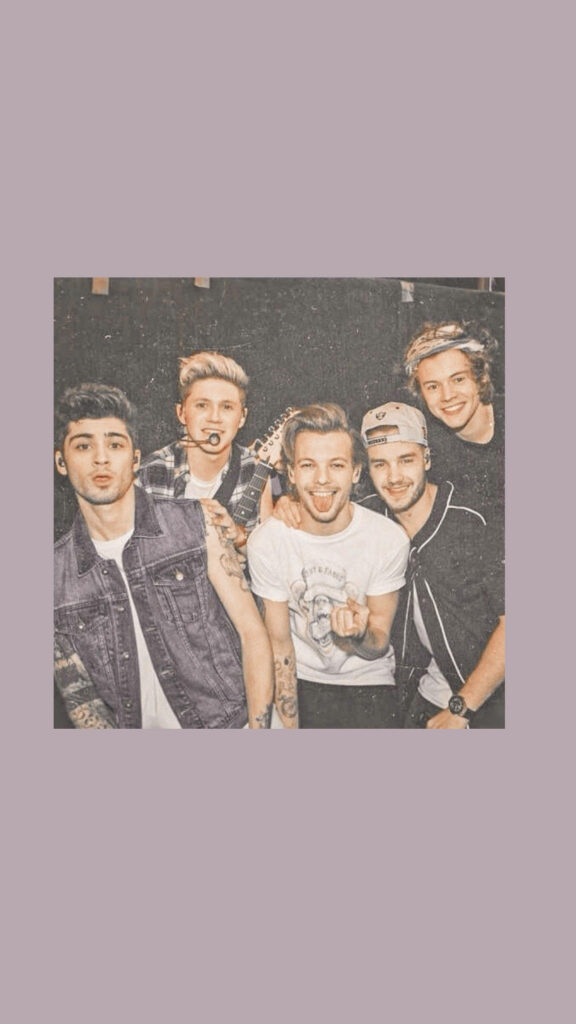 Memories of One Direction: A Timeless Photograph with a Nostalgic Vibe Wallpaper