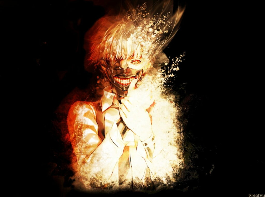 Unveiling the Insanity within Tokyo Ghoul's Kaneki Ken Wallpaper
