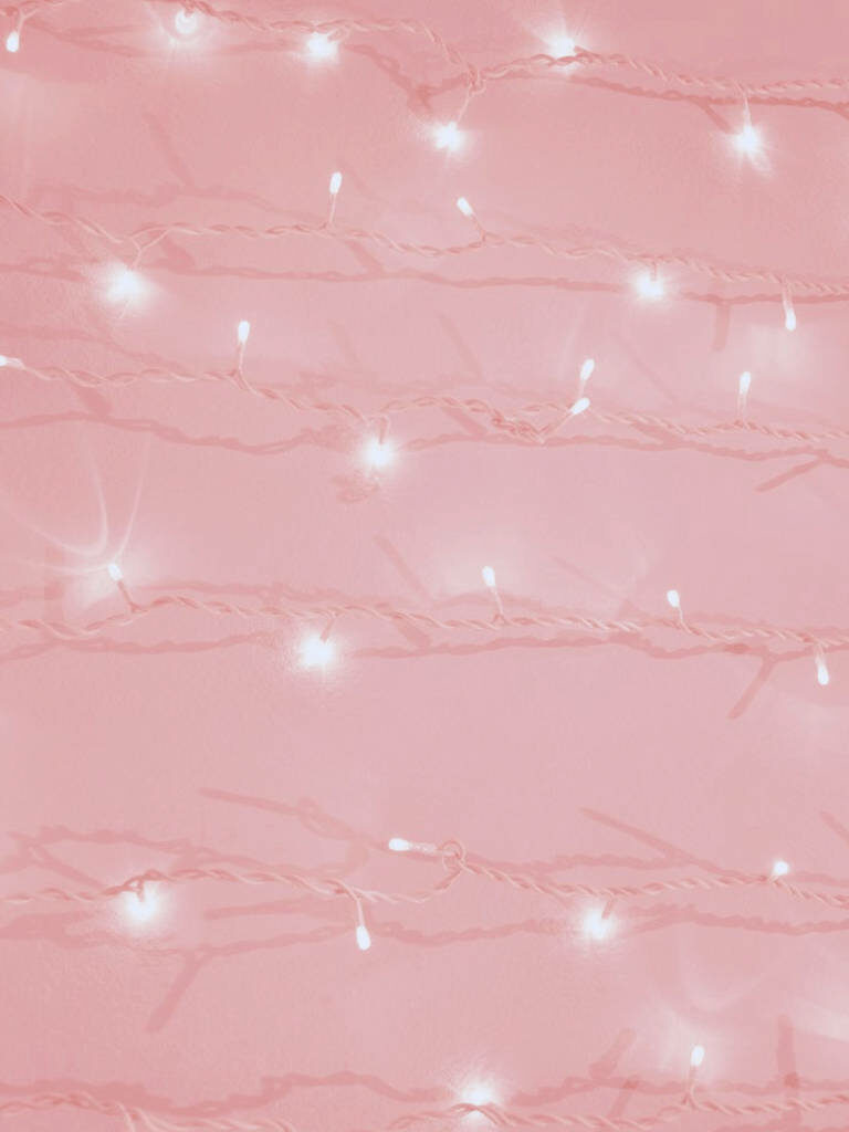 Pastel Paradise: Enchanting Fairy Lights Illuminating a Tumblr Dream Wallpaper