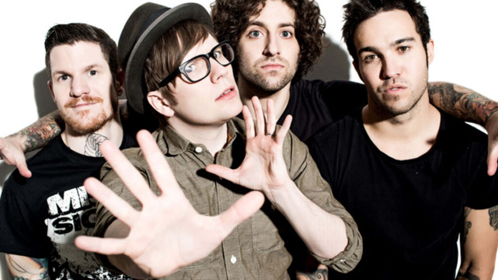 Fall Out Boy wallpaper featuring the band’s dynamic energy and stylish music comeback background