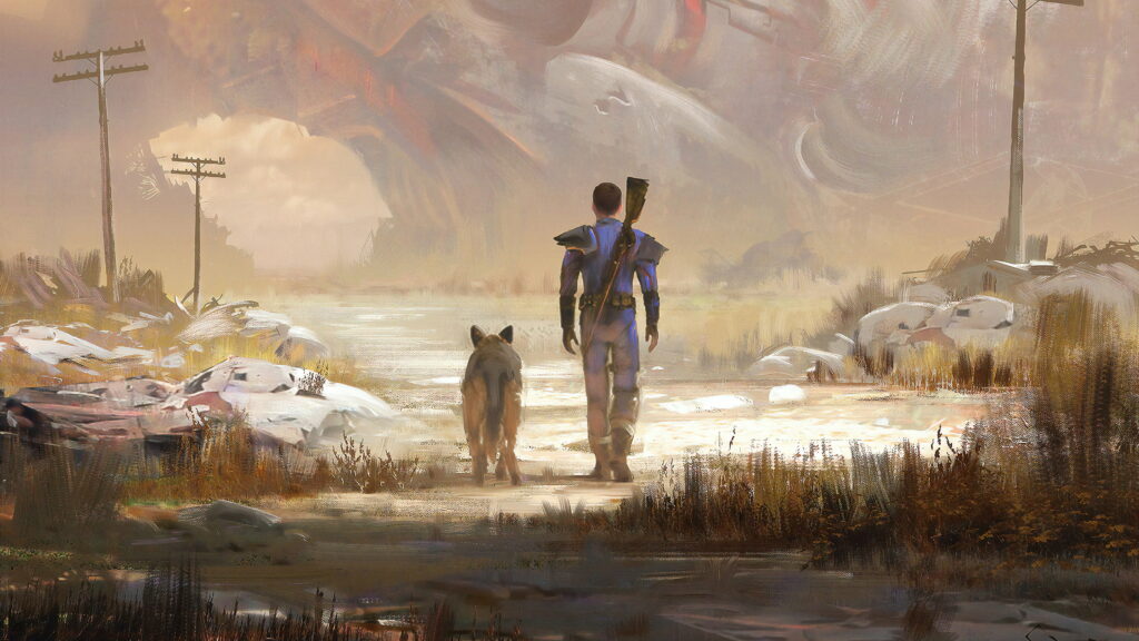Post-Apocalyptic Adventures Unleashed: Astonishing Fallout 3rd Edition Masterpiece - mesmerizing 4K wallpaper from ArtStation's gaming art collection!