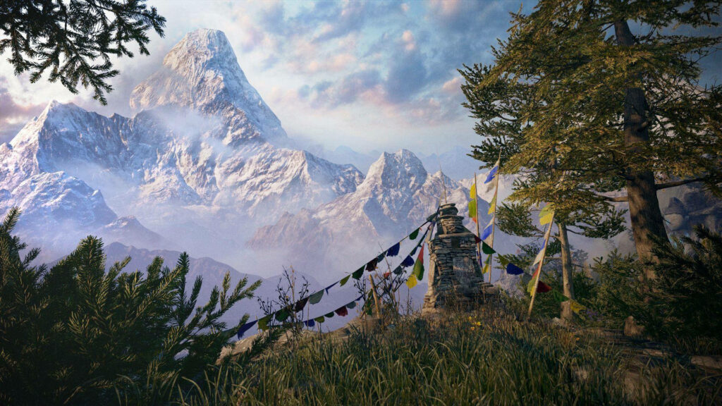 Mountain Majesty: Immersed in the Lush Greenery of Far Cry 4's Vistas Wallpaper