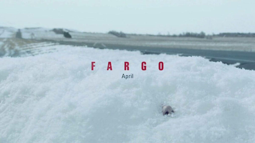 Fargo Series Teaser Wallpaper: Minimalist Snowy Landscape