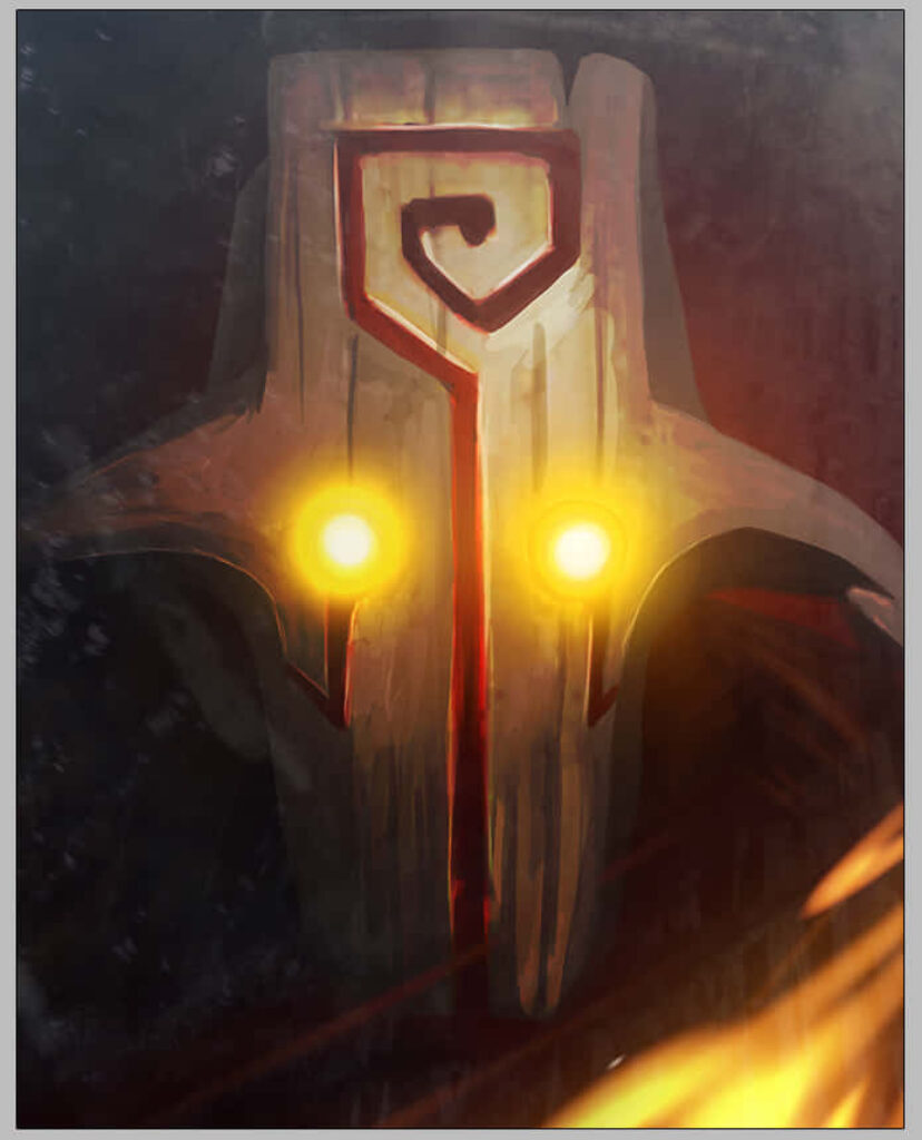 Mighty Juggernaut of Dota 2 Dominates the Battlefield in a Mesmerizing Digital Backdrop Wallpaper