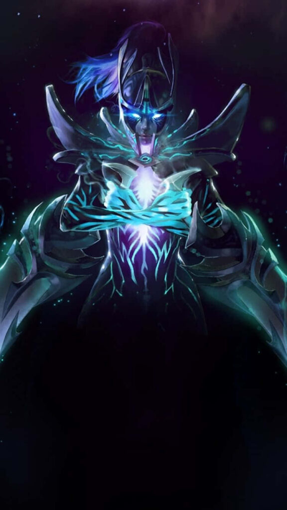 Stealthy Guardian: Captivating Phantom Assassin Artwork for Mobile Backgrounds Wallpaper