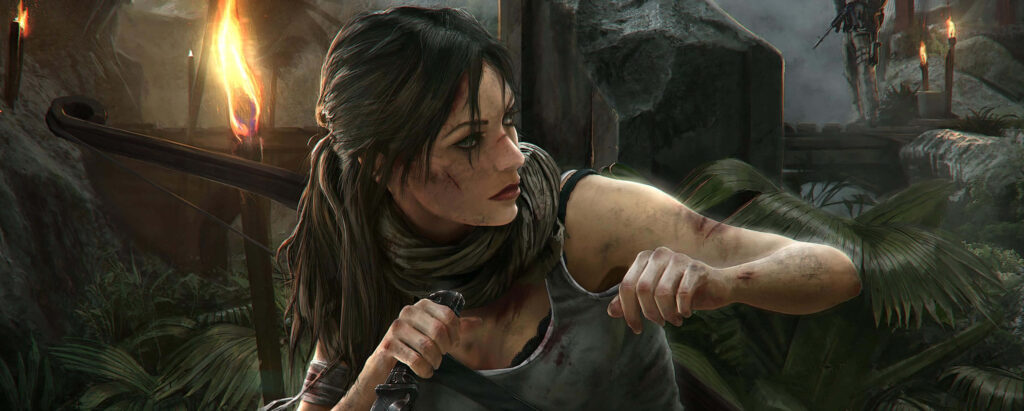 Lara Croft: Unleashing Her Warrior Spirit in Stunning 3440x1440p - Rise Of The Tomb Raider Wallpaper