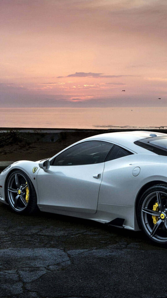 Ferrari-Powered iPhone: Elevate Your Style Game to the Extreme with this Iconic Device! Wallpaper
