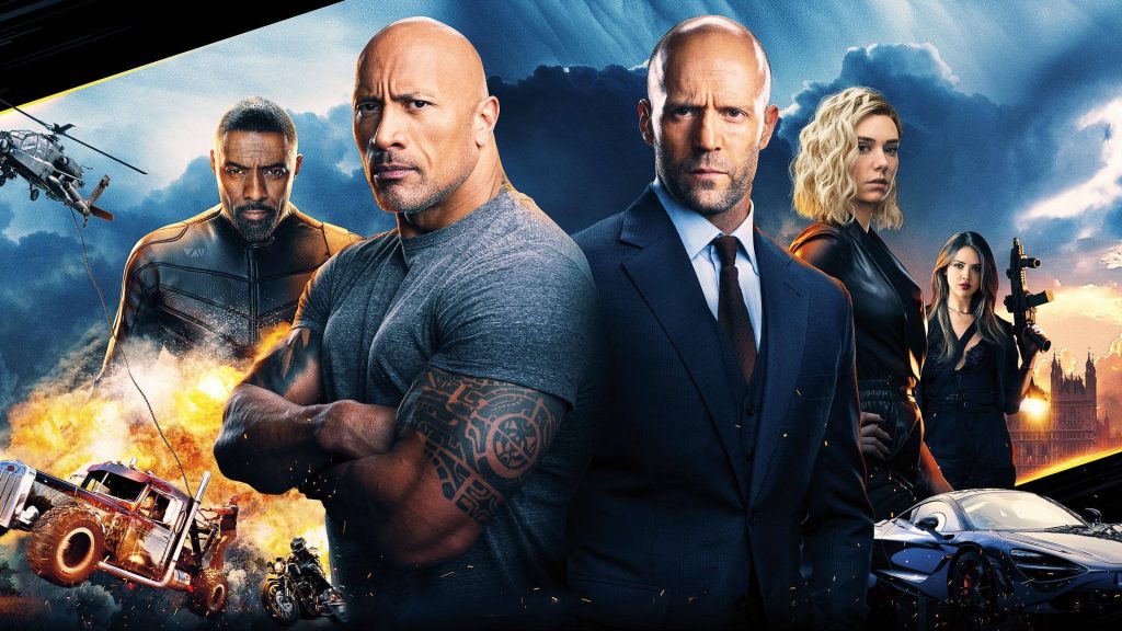 Fast and Furious Hobbs and Shaw wallpaper featuring Dwayne Johnson Jason Statham and Idris Elba