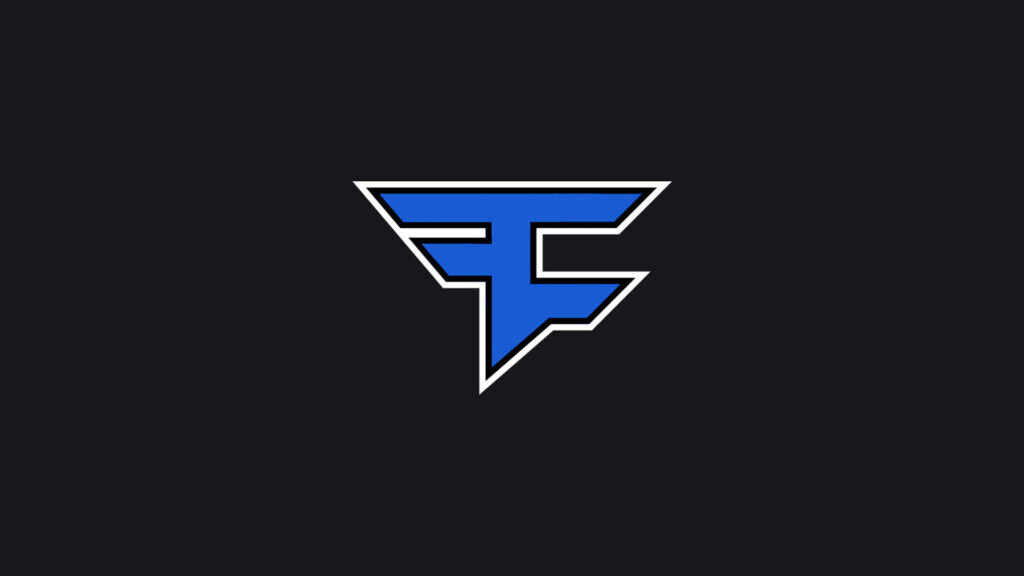Bold Faze Clan Logo Wallpaper on Sleek Dark Background
