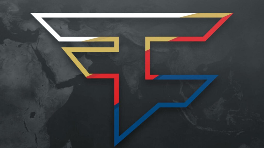 Minimalist Faze Clan Logo Wallpaper on Dark Textured Background