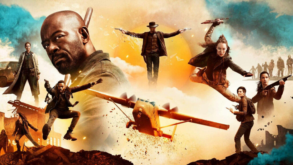 Fear The Walking Dead Season 5 Wallpaper: Iconic Characters & Action