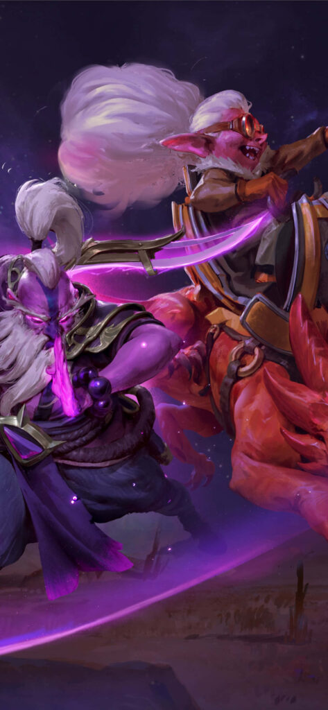 Unstoppable Fury: Juggernaut's Menace in Dota 2's Fearsome Battlefield Wallpaper