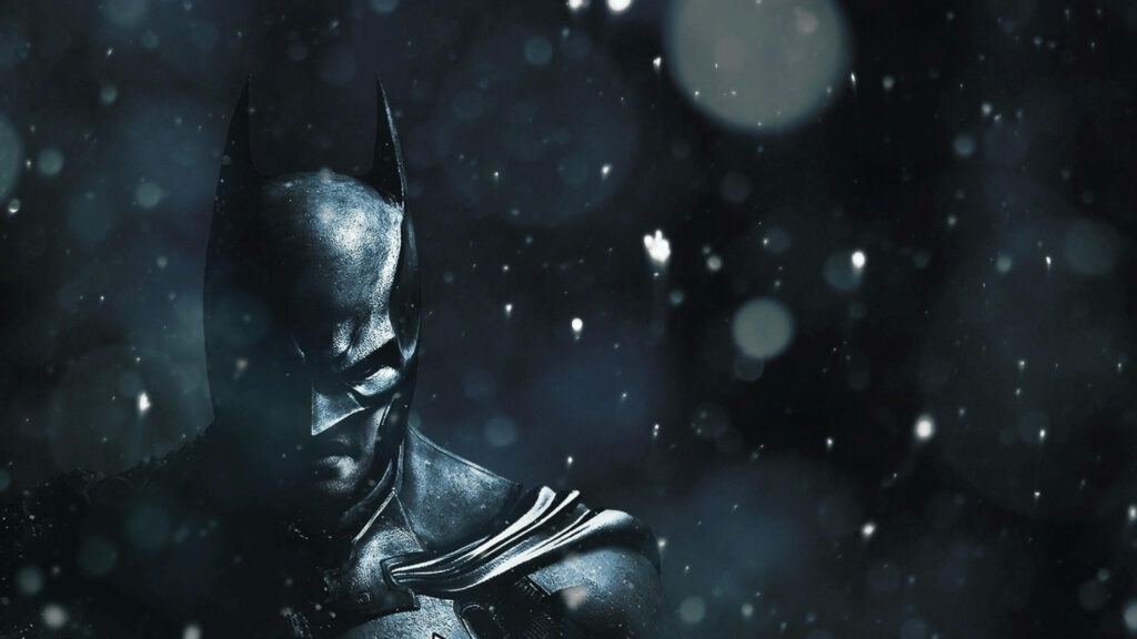Captivating Batman: Brilliant Bokeh and Dark Backdrop - Stunning 4k Wallpaper
