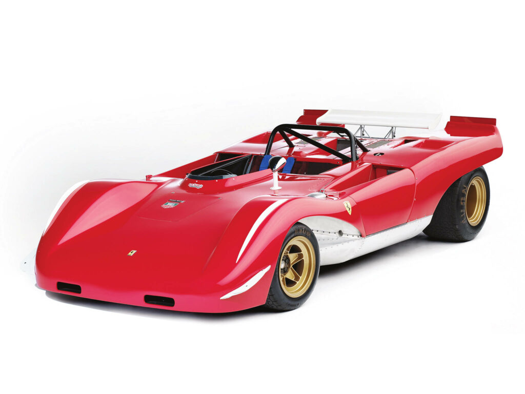 Vintage Ferrari Montagna Spider Racing Car Model 1969: A Captivating 4K Snapshot Wallpaper