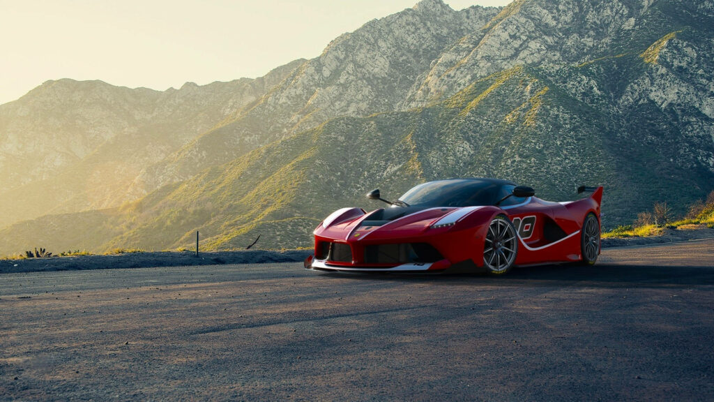 Unleashing Adrenaline: Ferrari's Unforgettable Coastal Escape Wallpaper
