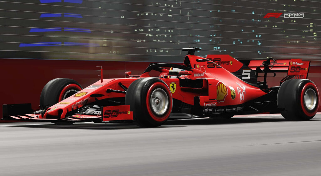 Power Duo: Leclerc and Vettel Unleash Ferrari's Unstoppable Speed on the Track, Reviving the Prancing Horse's Podium Presence Wallpaper