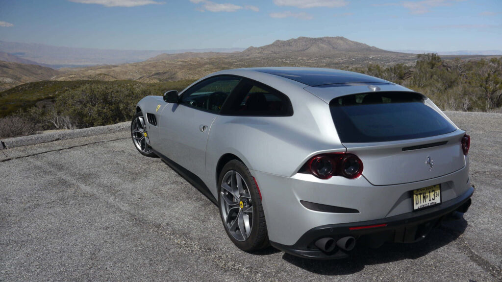 Beauty in Motion: Unforgettable Ferrari Gtc4lusso Epitomizing Design and Power Wallpaper