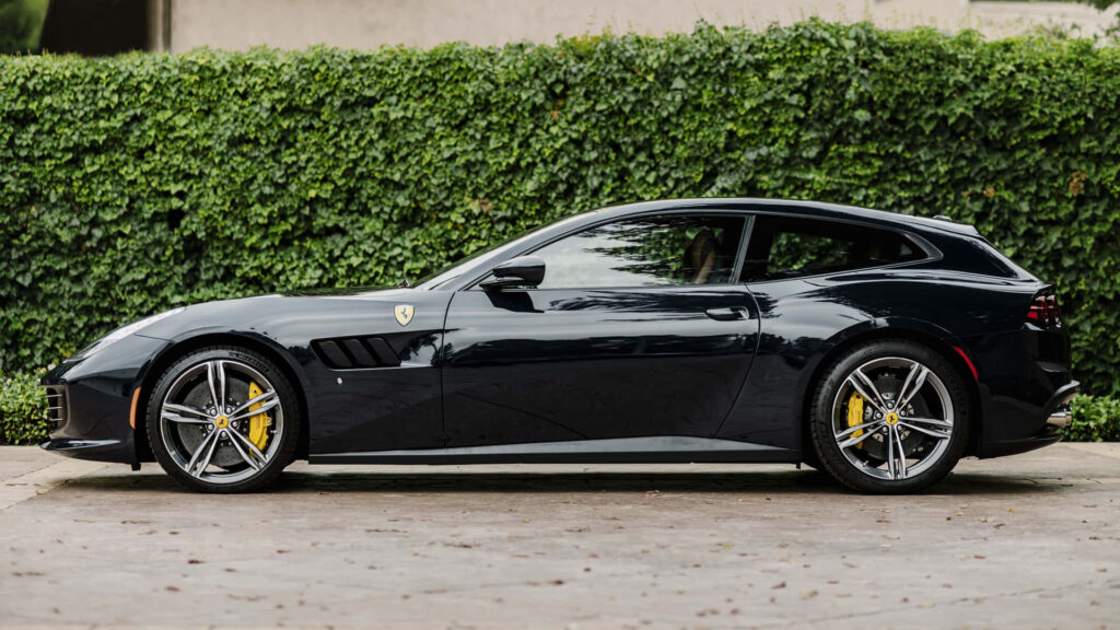 Ferrari GTC4Lusso: A Majestic Marvel Unleashing Power and Elegance on the Open Road Wallpaper