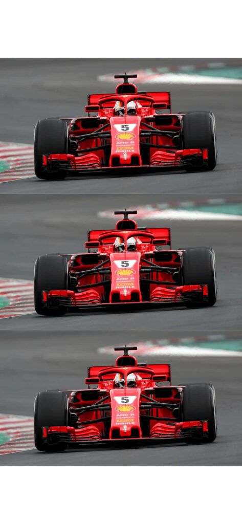 Thrilling Race of Speed and Precision: The Iconic Ferrari Red Conquers the F1 2018 Circuit! Wallpaper